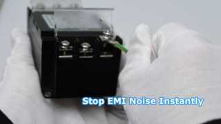 YBX Filter Fase Tunggal Tipe Baru Perumahan Plastik Filter EMI/EMC Dengan Showcase Penutup Blok Terminal
