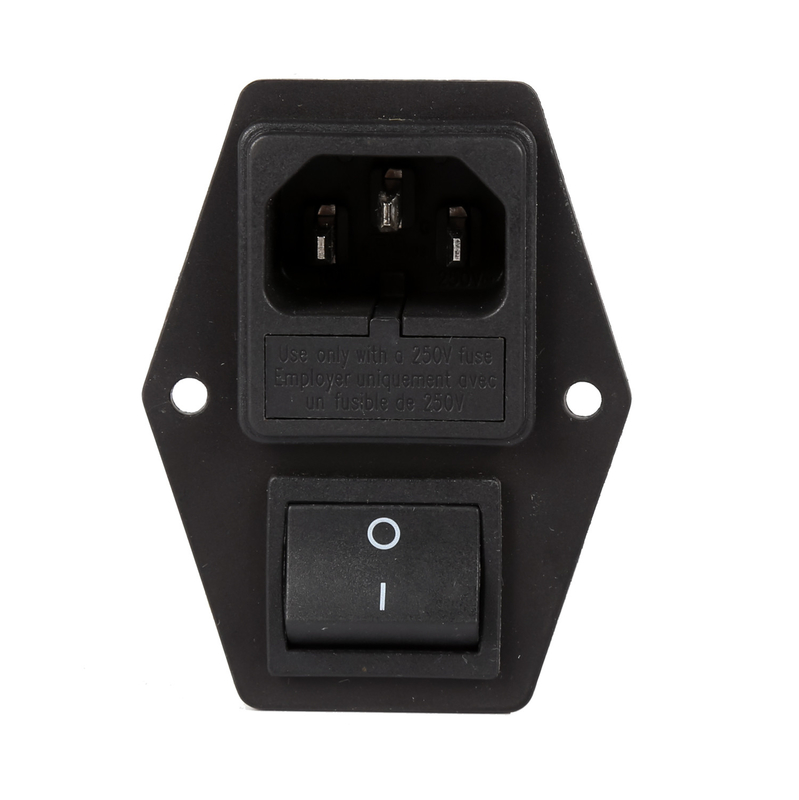 Peralatan Medis Double Fuse Emi Power Filter High Efficiency IEC Inlet Power Line Filter