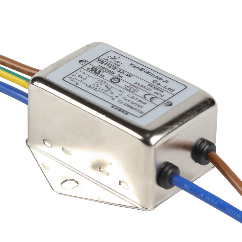 Compact Single Phase EMI Filter Power Line Noise Filter EMC RFI Filter
