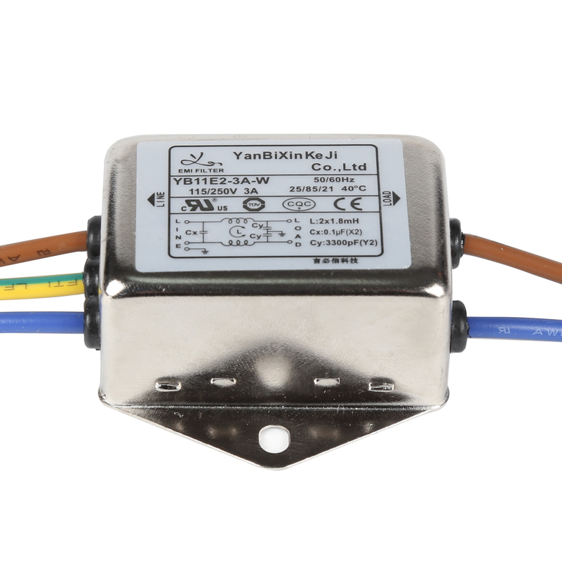 Compact Single Phase EMI Filter Power Line Noise Filter EMC RFI Filter