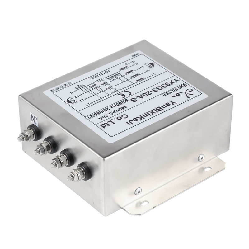 3 Fase 4 Filter EMI Kawat 380V/520V