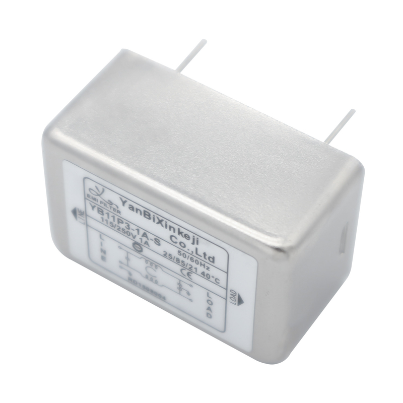 1A 3A 6A PCB Filter Emi Khusus Filter Saluran Listrik Arus Rendah Untuk Papan PC