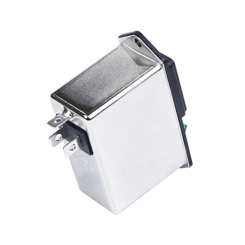 220V 10A IEC Inlet EMI Filter Power Entry Module Filter Untuk Catu Daya Kecil