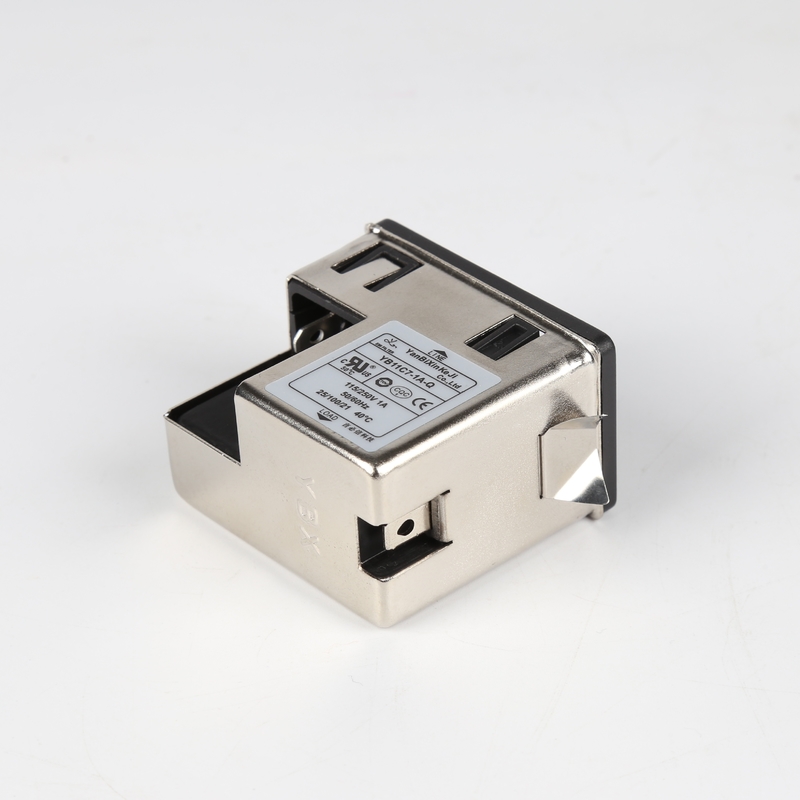 Filter EMI Soket Tipe Khusus Dengan Sekering Dan Sakelar Filter Modul Entri Daya 1A~10A