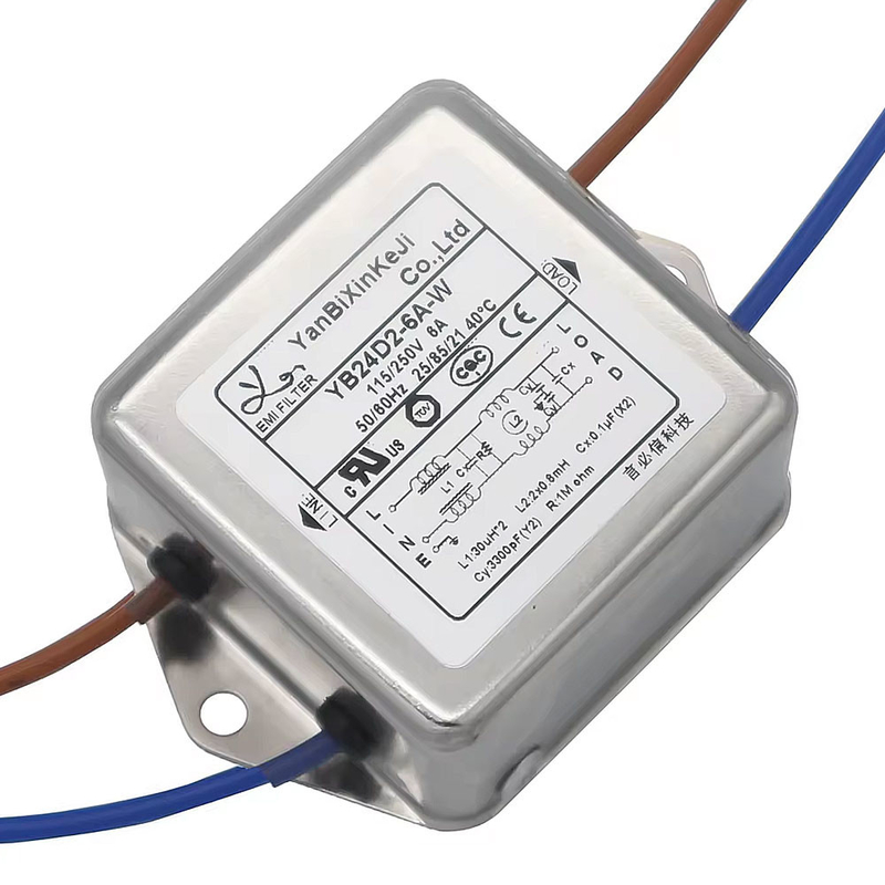 Filter EMI Single-Phase Dual-Stage Enhanced untuk Filtrasi Noise DC Power Line