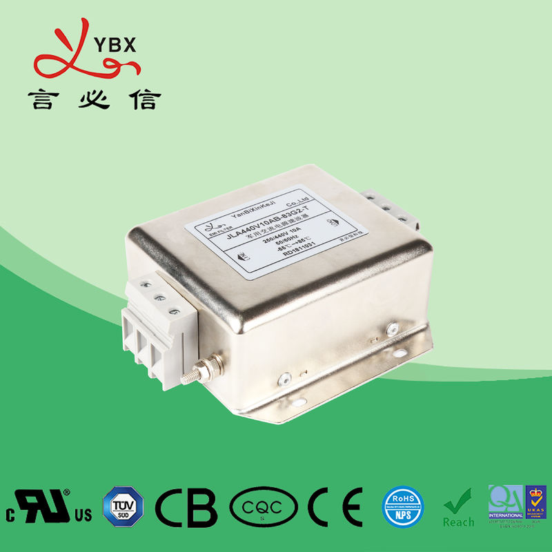 Yanbixin High Performance Single Phase RFI Filter / RFI Noise Filter 110V 250VAC 6A