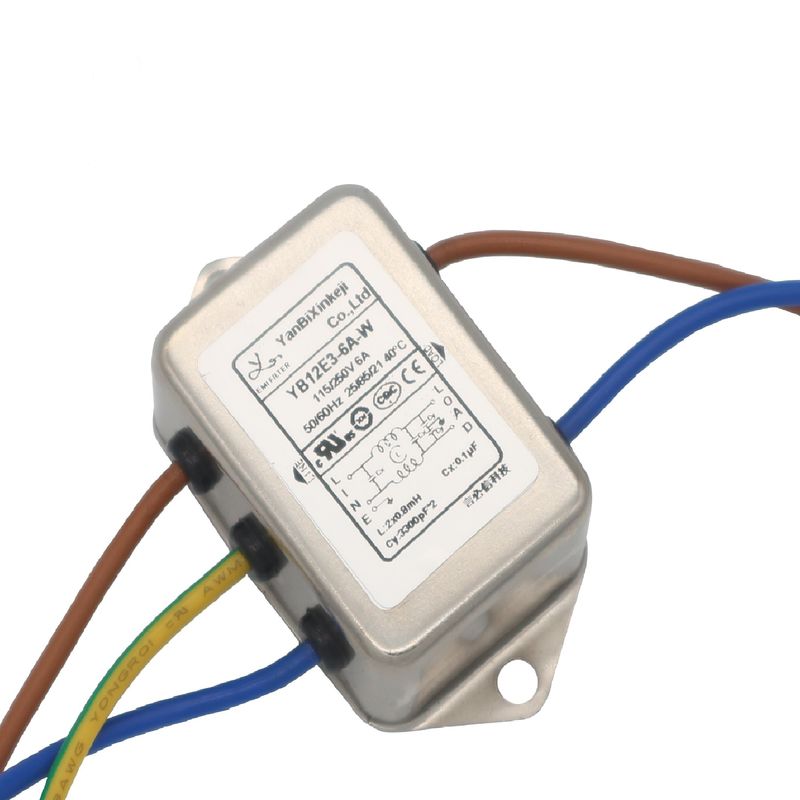 2000VAC 2250VDC EMI Filter AC Line Noise Filter Surface Mount